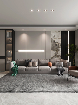 濟南三慶城市主人175平現代簡約風格